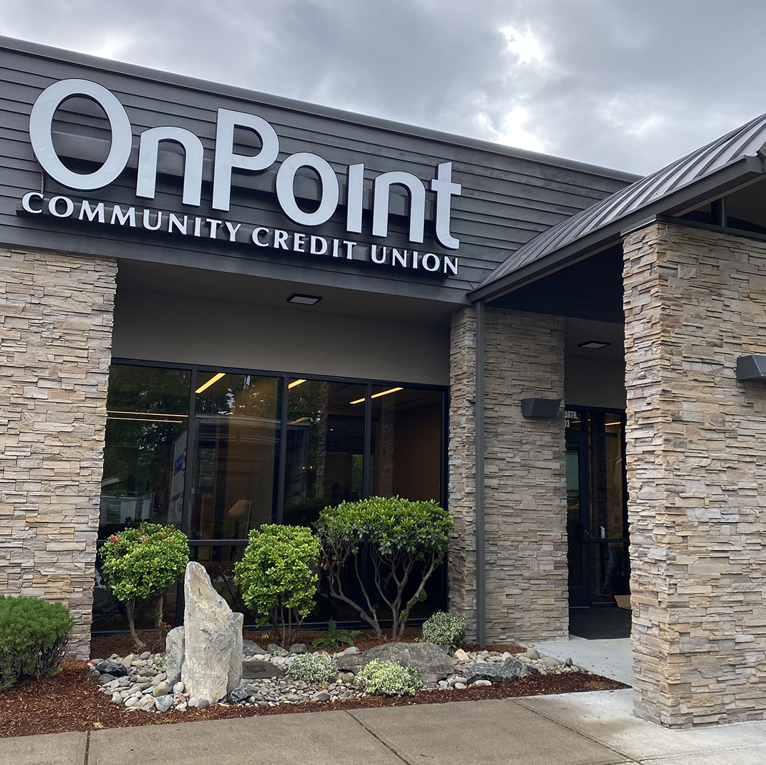 Exterior front of new OnPoint Keizer branch