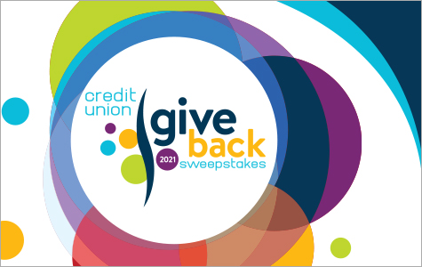 Credit union 2021 give back sweepstakes