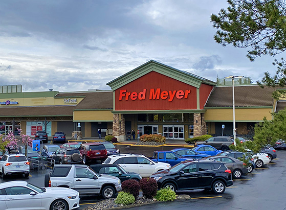 Exterior of 158th & Walker OnPoint Fred Meyer branch in Beaverton