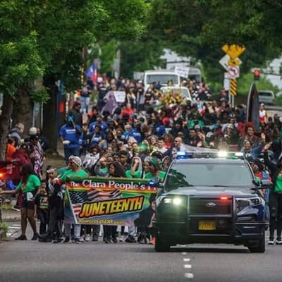 Juneteenth parade in Oregon