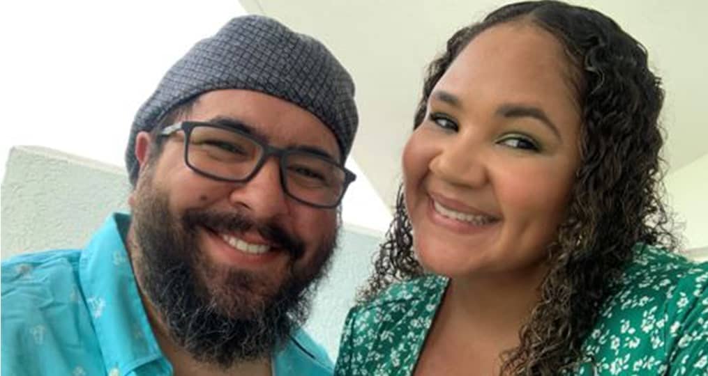 Sarah Caulton Selfie with Husband