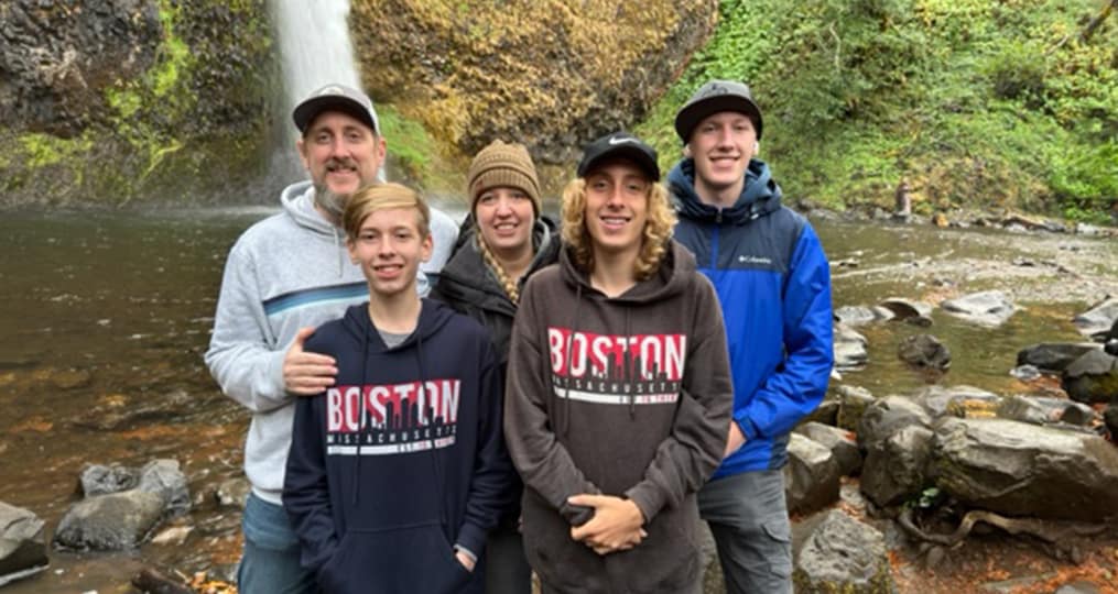 Trisha Stout and her family