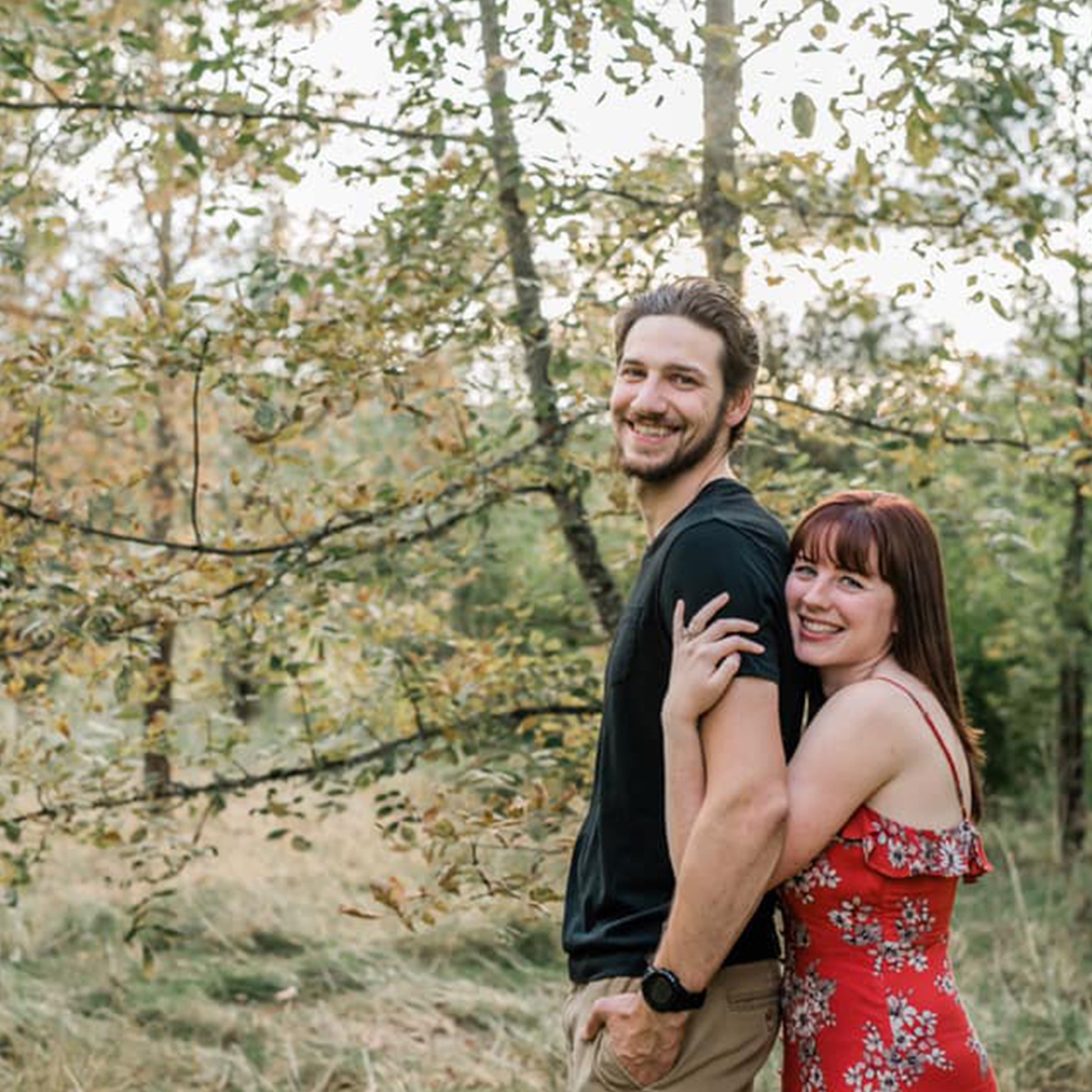 Employee Spotlight with Bethany Schimmer_Bethany professional photo with partner