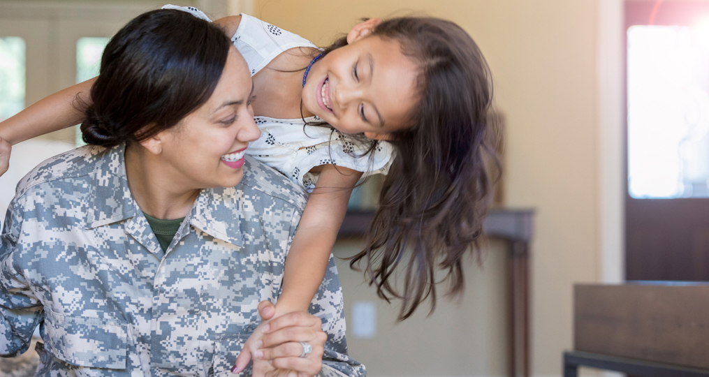 Servicemembers Are You Using All of Your Military Benefits_Military Member with her daughter