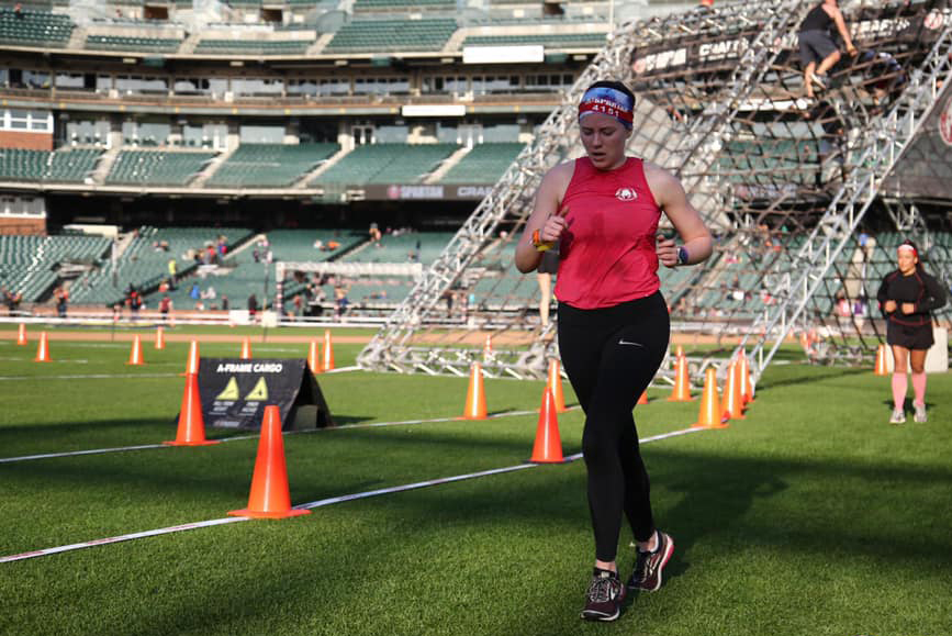 Employee Spotlight with Bethany Schimmer_Bethany competing at Spartan Race_2019