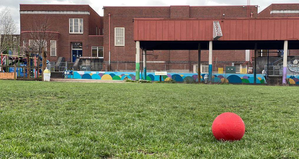 Grout Elementary’s Improved Field Cultivates Healthy Students and Community - picture of the Grout field