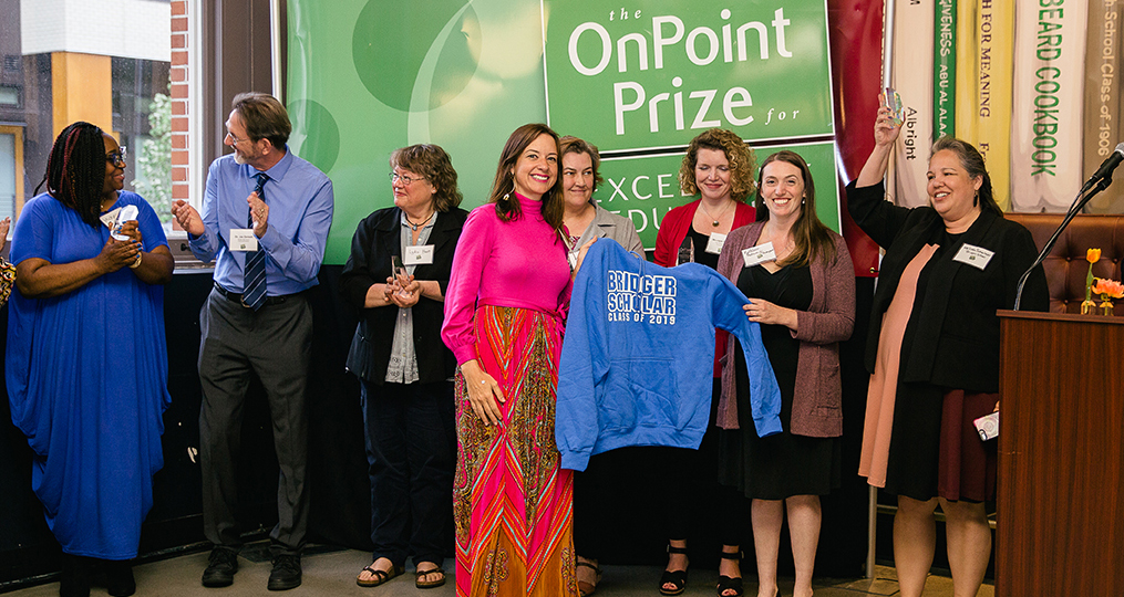 Bridger Scholars Program_OnPoint Prize for Excellence in Education award ceremony 2019