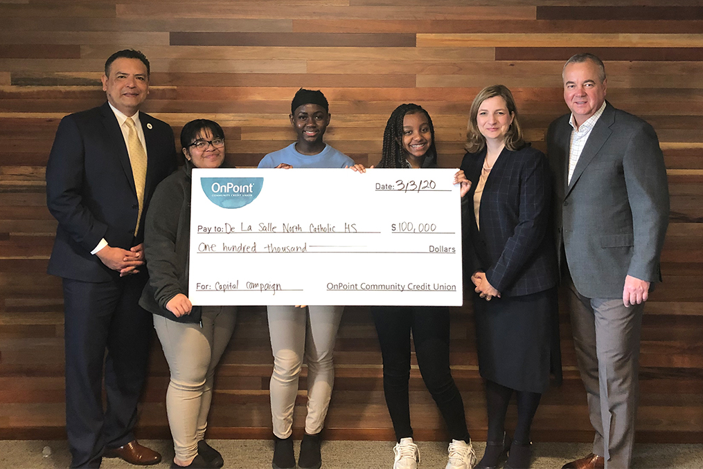 OnPoint and Fred Meyer Partnership_de la salle donation