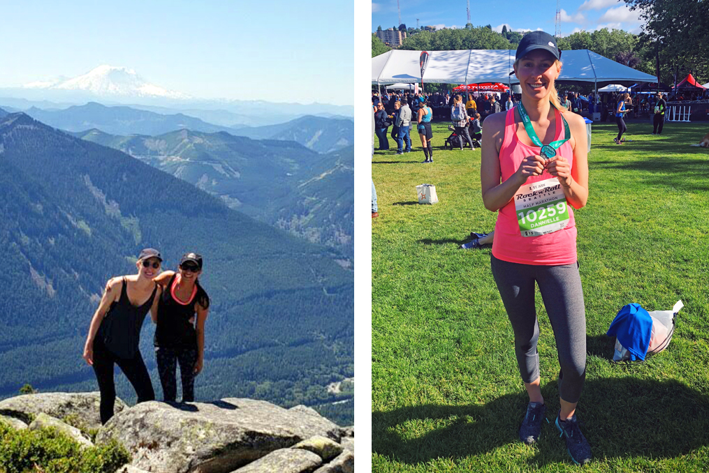 Employee Spotlight with Dannielle Stuart_Dannielle hiking and running photos_alt