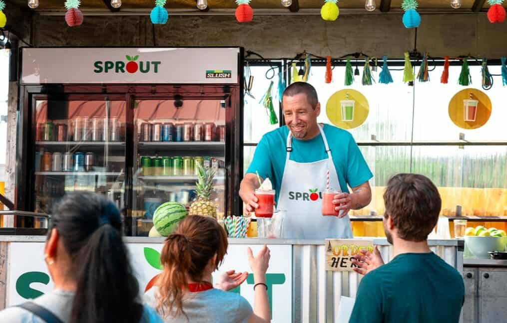 Man-Selling-Food-from-Cart