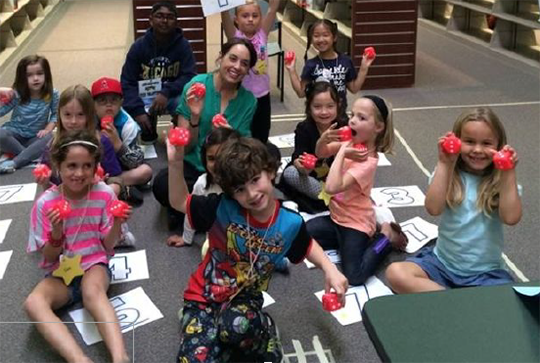 Sifton Elementary students show off the activities they used to participate in the after school program