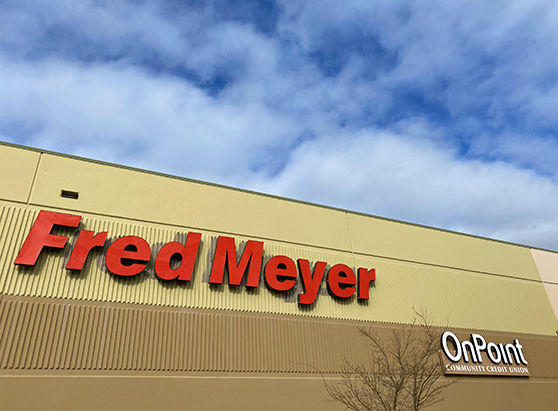 Exterior of Cornelius OnPoint Fred Meyer branch