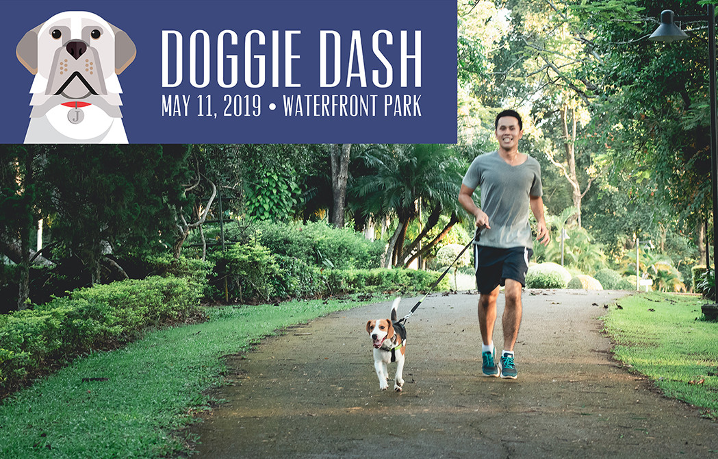 Doggie-Dash-2019-man running with dog down path