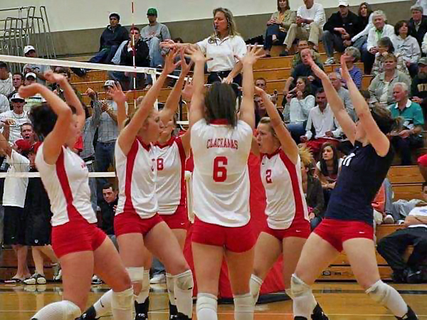 Heather Martin high school volleyball team