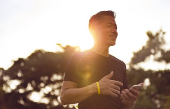 man going for a run at sunrise - financial planning with local financial advisors