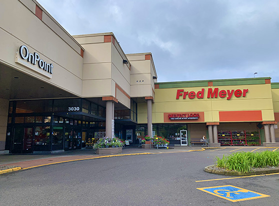 Exterior of OnPoint branch at Hollywood Fred Meyer.