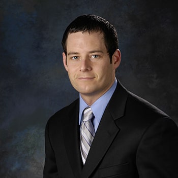 Studio portrait of Lombard Branch Manager, Kevin Kelly