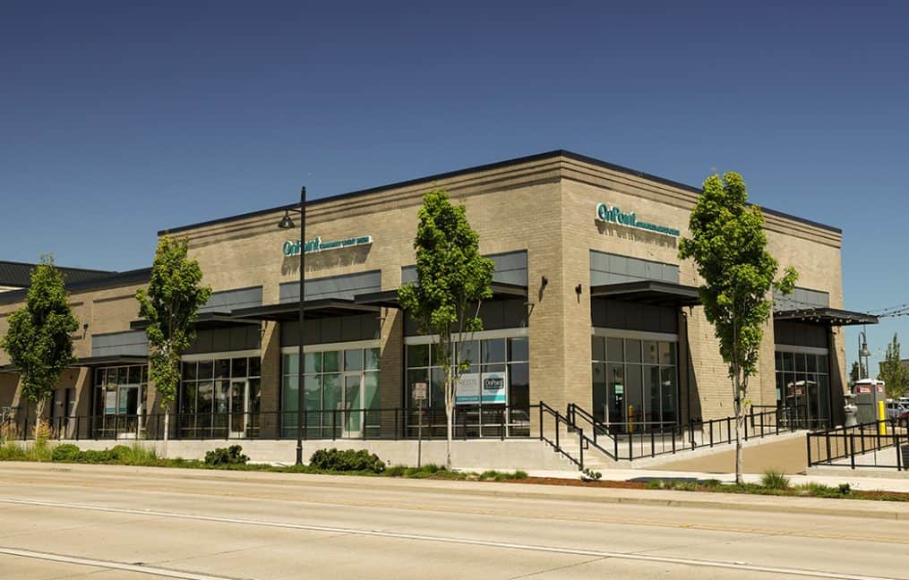 Reeds crossing onpoint branch exterior photo pre opening grand opening