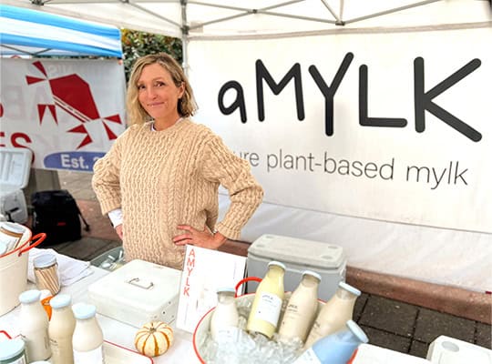 Amylk local business onpoint support local shop local plant mased mylk