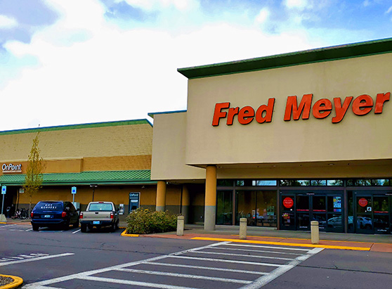 Exterior of Tualatin OnPoint Fred Meyer branch
