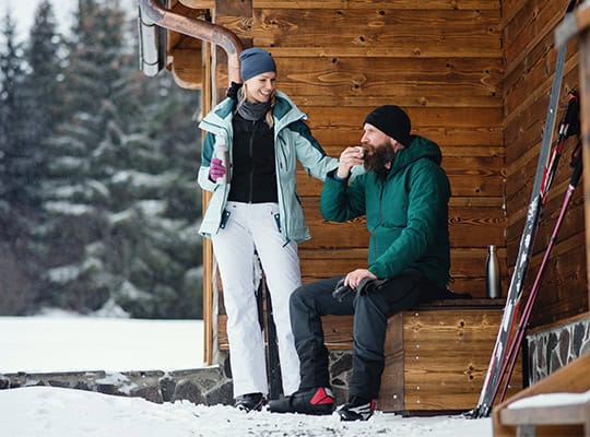 couple in snow gear on mountain skiing onpoint winter skip pay 2025 2026