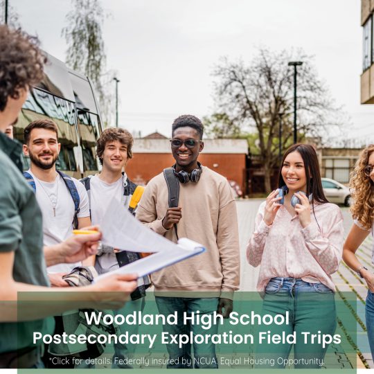 woodland high school onpoint cu community builder awatd 2026