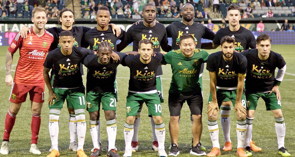 Brian with Portland Timbers