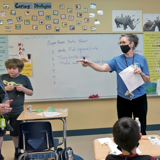 Serendipity Center—helping kids overcome challenges to lead happy and healthy lives-teacher instructing students in class
