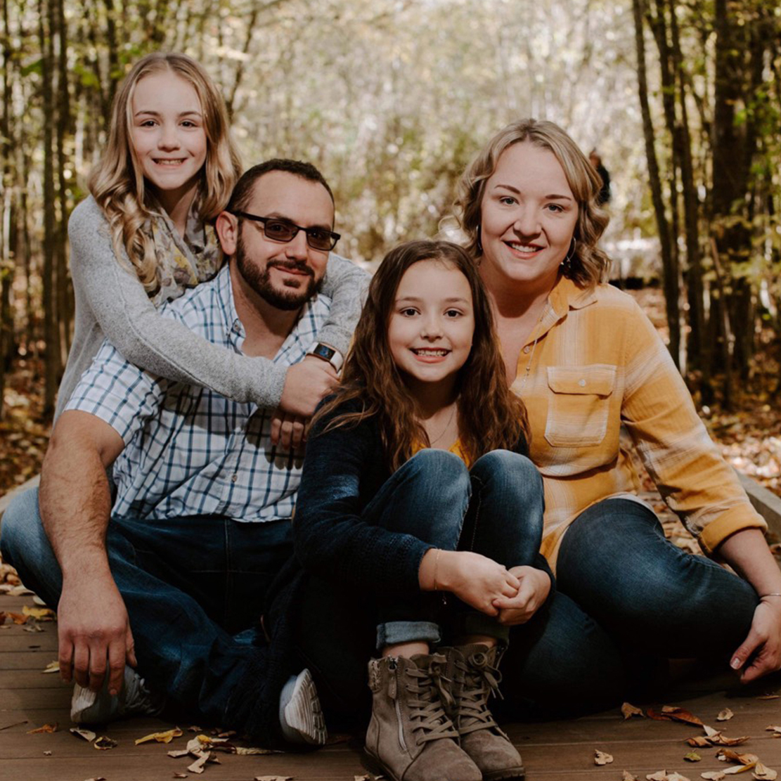 April Weissert employee spotlight_April with her family