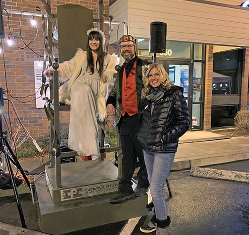 Leanne Skoog with Fire King and Ice Queen 2019