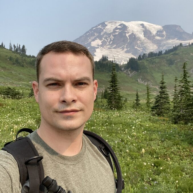 employee spotlight with Billy Gleason-Billy at Mt. Saint Helens