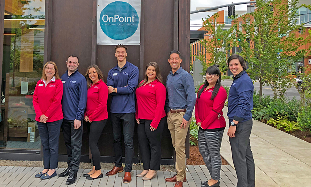 Richie with his team at the newly opened Fremont and Williams Branch