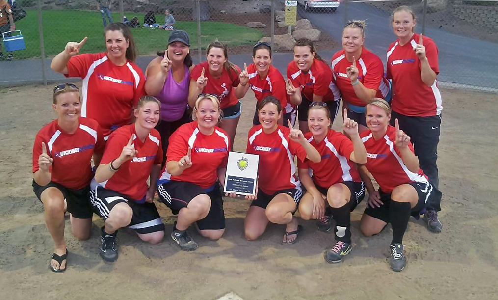 heather martin softball team championship photo