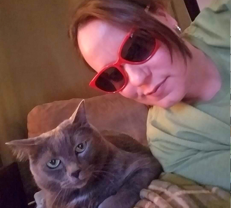 amanda and her cat