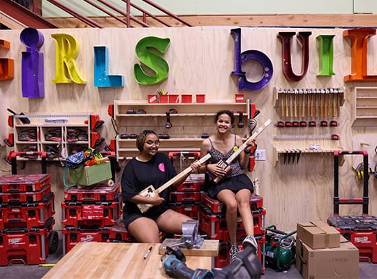 Girls build nonprofit two girls who built guitars onpoint community credit union
