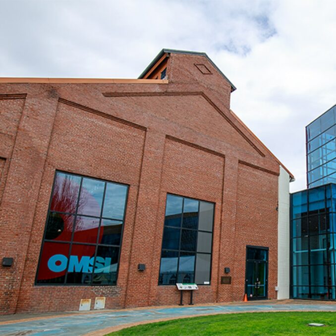 OMSI exterior two buildings