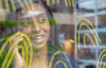 close up of woman speaking on phone