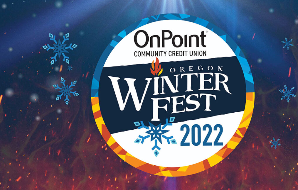 Logo: OnPoint Community Credit Union Oregon WinterFest 2022