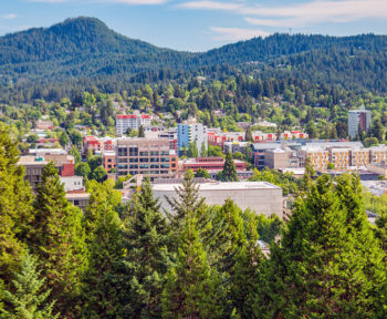 McMinnville aerial view