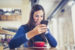 identity theft resources_concerned woman looking at her phone