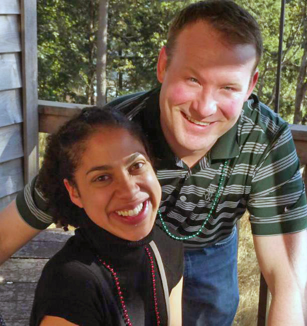 Guy and his wife wine tasting in the pacific northwest